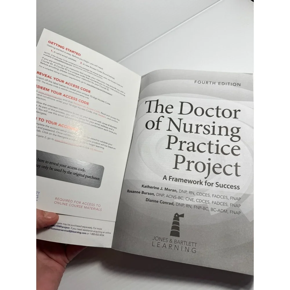 The Doctor of Nursing Practice Project 4th Ed Moran Navigate Access Code Intact